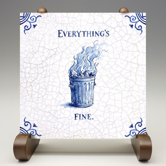 Everything's Fine Delft Blue Dutch Style  (Criador carregado)