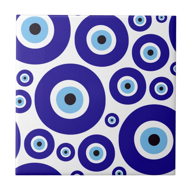 Evil Eye Pattern, Greek Eye, Turkish Eye, Nazar (Frente)