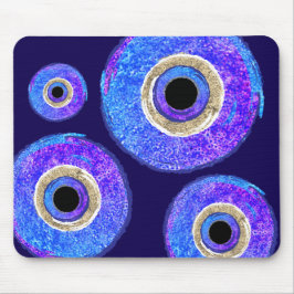 Evil eye protection Mousepad