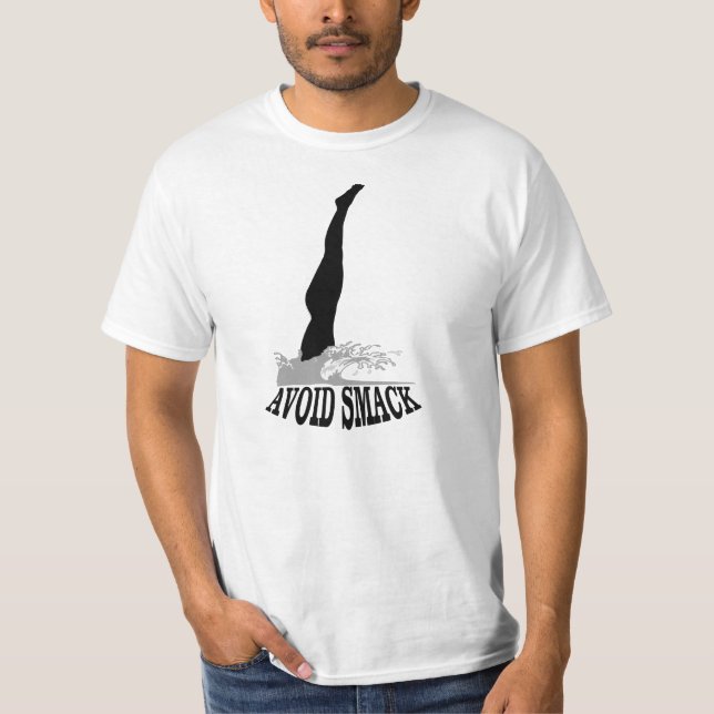 Evite Smack - a camisa dos mergulhadores altos T (Frente)