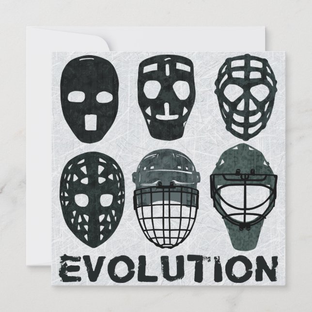 Evolução de Máscara de Hockey Goalie (Frente)