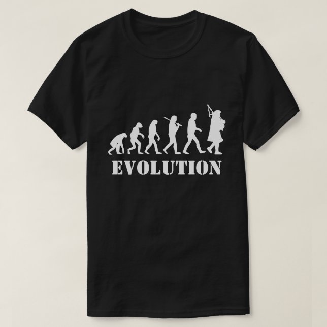 Evolução de uma Camiseta escocesa (Frente do Design)