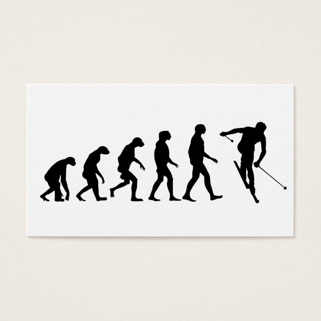 Evolução do esqui (Frente)