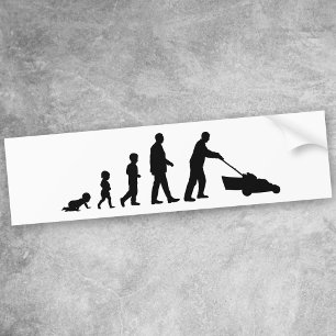 Evolução do Papai - Adesivo de Para-choque Diverti