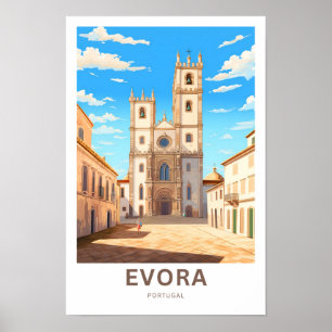 Evora Portugal Viagem Impressão