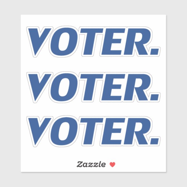 "Evoter" Letras azuis de Orgulho - 3 adesivos por  (Folha)