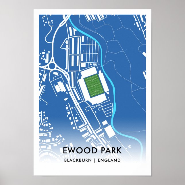 Ewood Park Poster - Casa dos veículos Blackburn (Frente)