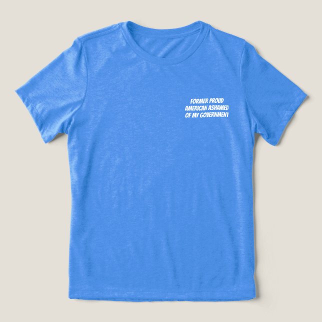 Ex-Terça Americana Orgulhosa (Design frontal)