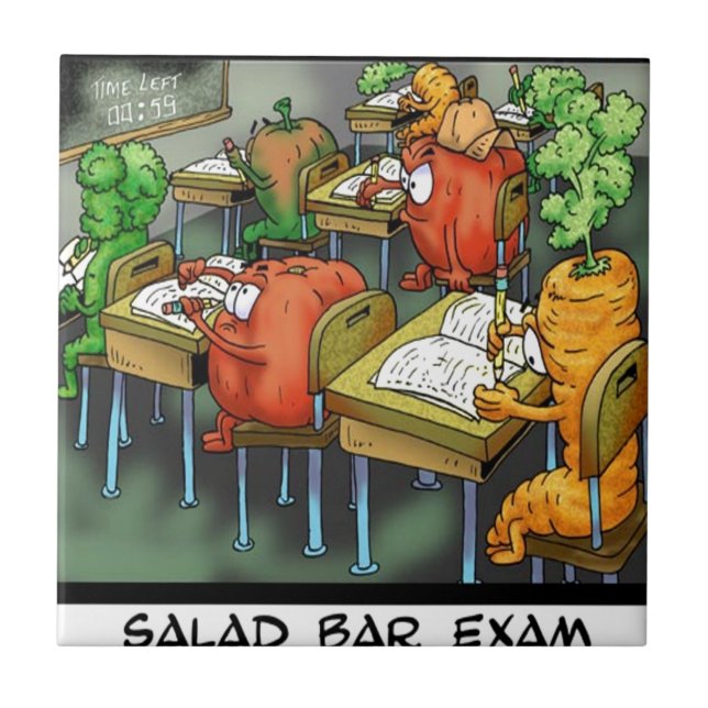 Exame da Barra de Salada Engraçado (Frente)