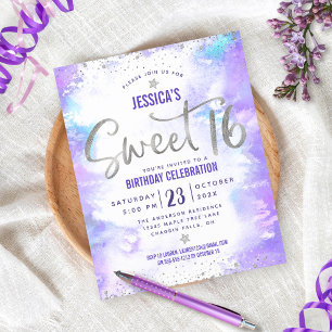 Exame de Prata 16 Púrpura de Água Doce de Prata