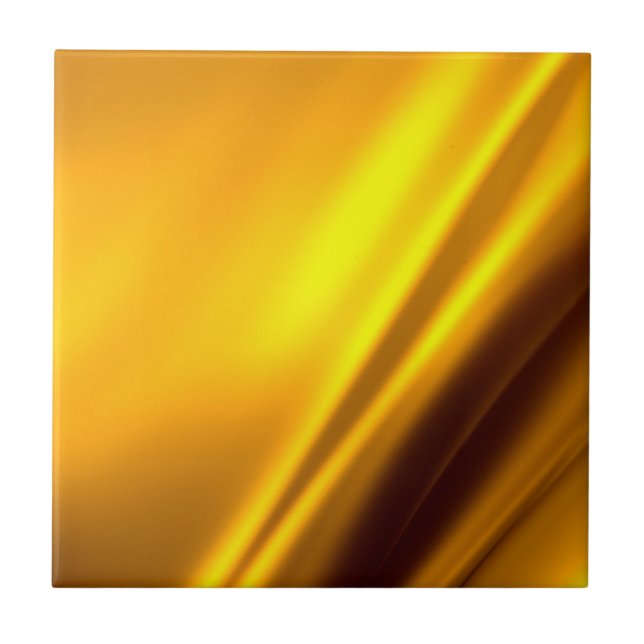 Exame de Textura de Satin Faux Dourada Elegante (Frente)