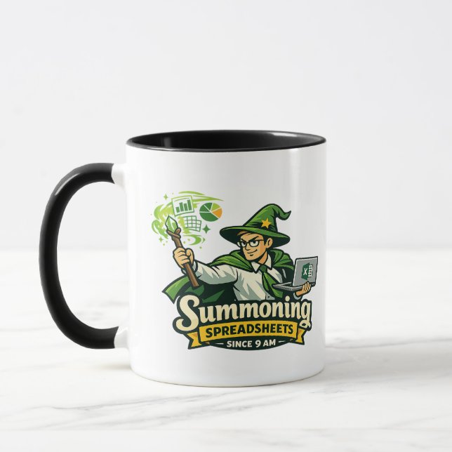 Excel Feiticeiro Caneca de Café de Escritório Engr (Esquerda)