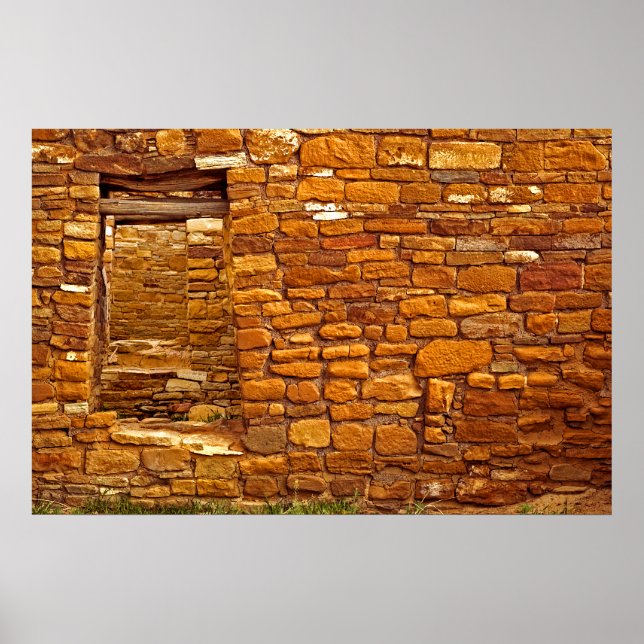 Excelente Anasazi House Ruins Poster (Frente)
