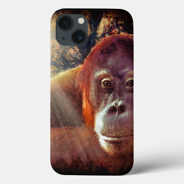 Excelente Ape Orangutan Wildlife Animal Lovers (Verso)