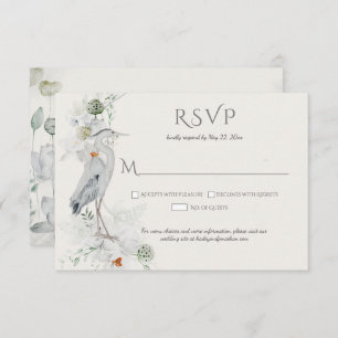 Excelente Blue Heron Eethal Floral RSVP