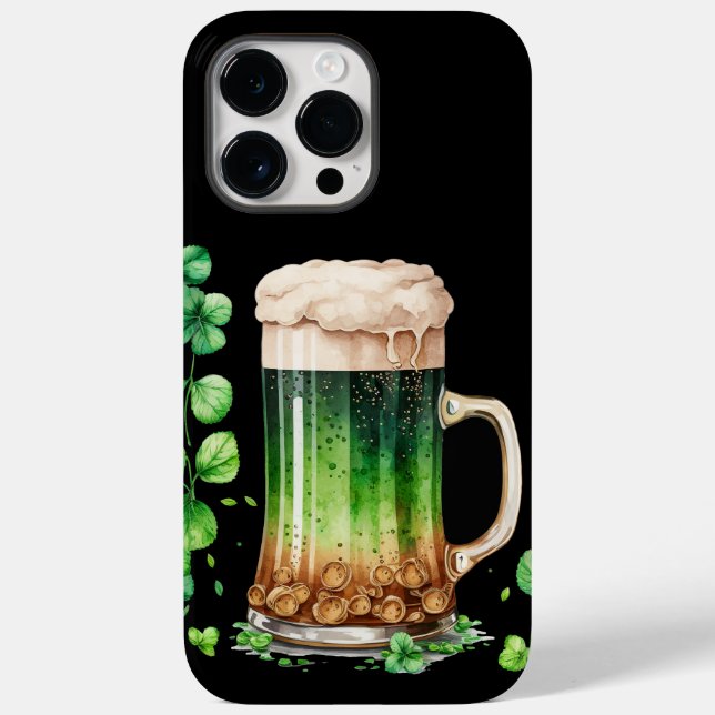EXCELENTE CERVEJA VERDE IRLANDESA EM Aquarela (Verso)