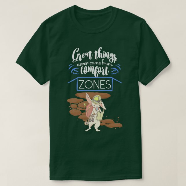 Excelente De Camisa De Motivação Nunca Veio Do Com (Frente do Design)
