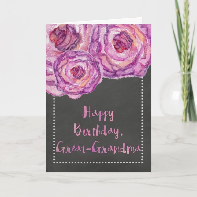 Excelente de quadro de Rosas — Cartão de aniversár (Frente)