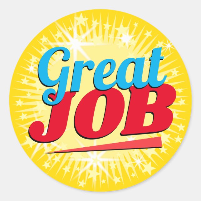 Excelente de trabalho estende os adesivos de recon (Frente)