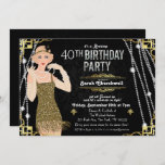 Excelente Gatsby - Convite de Aniversário para Gar<br><div class="desc">Celebre como eles fizeram nos anos 20 Swinging com nosso convite fabuloso e inspirado em Gatsby. Quer você esteja planejando uma festa de solteira ou uma festa de aniversário, leve seu evento de volta no tempo para a fabulosa era do Art Deco e vivendo lentamente. //OPÇÃO DE CABELO BRUNETTE DISPONÍVEL...</div>