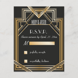 Excelente Gatsby - placa RSVP inspirada