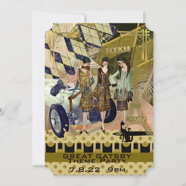 Excelente Gatsby Theme Party (Frente)