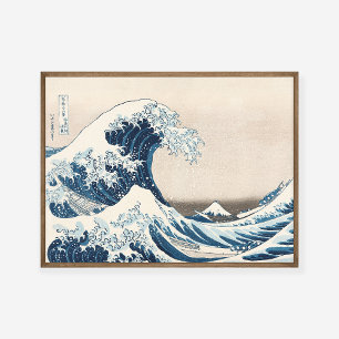 Excelente Hokusai Wave do Impressão de Pintura de 