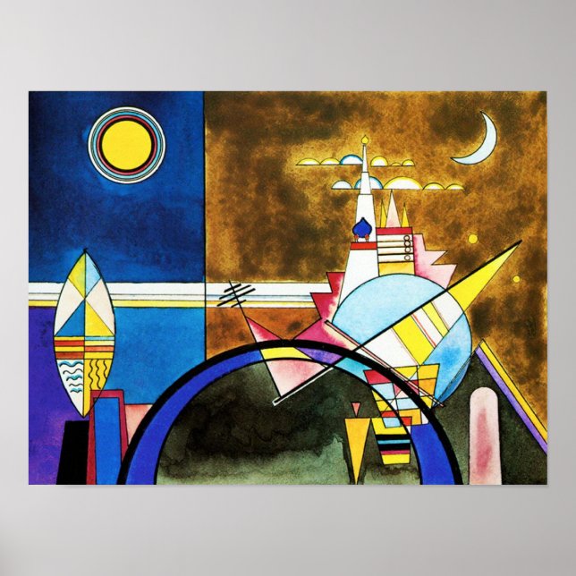 Excelente Kandinsky Portão de Kiev Poster (Frente)