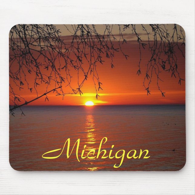 Excelente Lagos Sunset por Bobby Mikul mousepad (Frente)