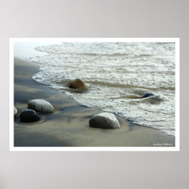Excelente natural Lagos Beach Rocks Poster Impress