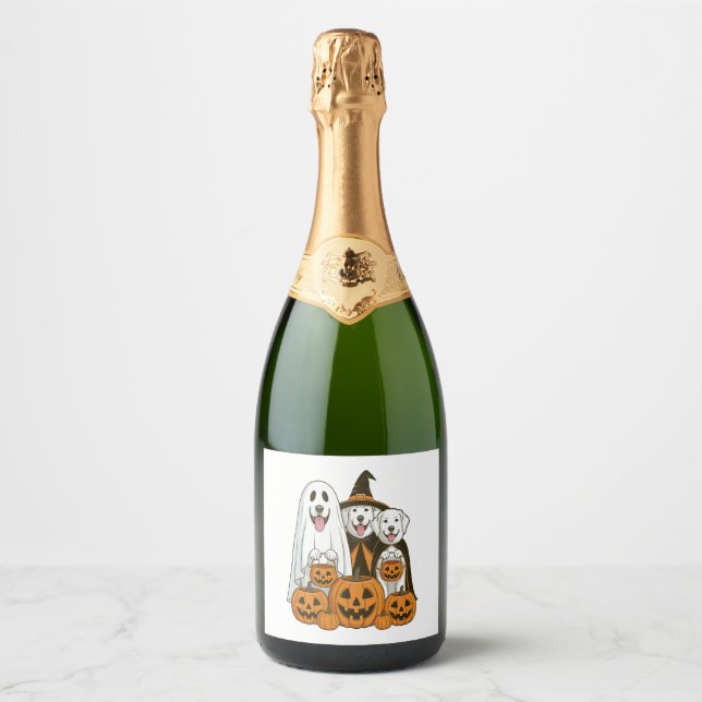 Excelente Pirenéus Cachorro Fantasma Correspondênc (Frente)