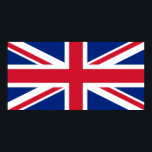 Excelente Reino Unido Flag Poster Reino Unido<br><div class="desc">Excelente da Grã-Bretanha Flag UK Poster</div>