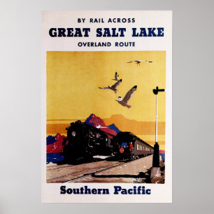 EXCELENTE SALT LAKE Sul do Pacífico Poster