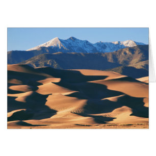 Excelente Sand Dunes NP no Cartão de Vazio Sunset