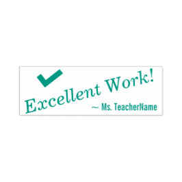 "Excelente Trabalho!" + Nome do Professor Carimbo