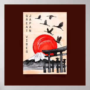 Excelente Vibes Japão Poster