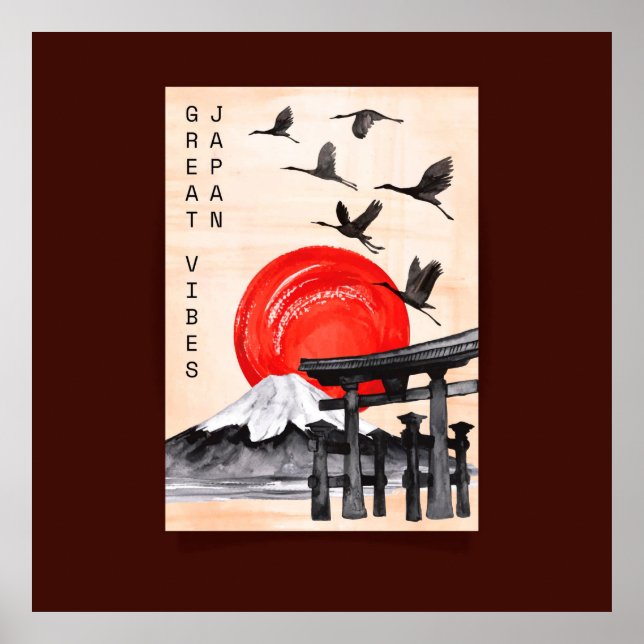 Excelente Vibes Japão Poster (Frente)