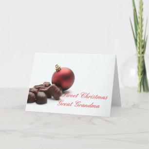 Excelente Vovó Feliz Cartão de Natal