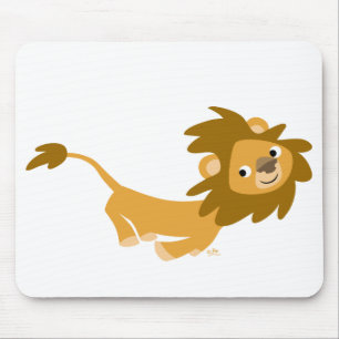 Executando Mousepad do Leão de Cartoon