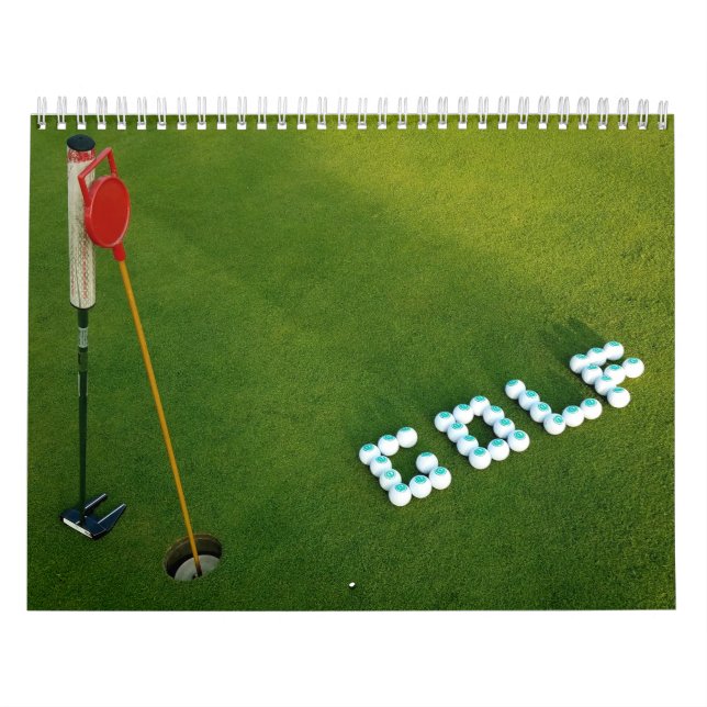 Executar Calendário de Parede de Golfe (Capa)