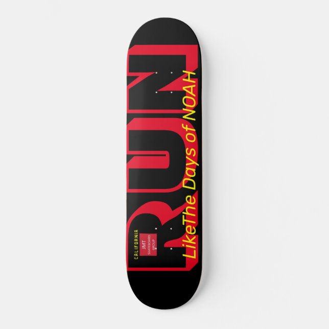 EXECUTAR COMO DIAS DO skate NOAH (Frente)