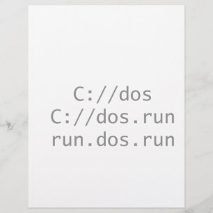Executar DOS, engraçado nerd