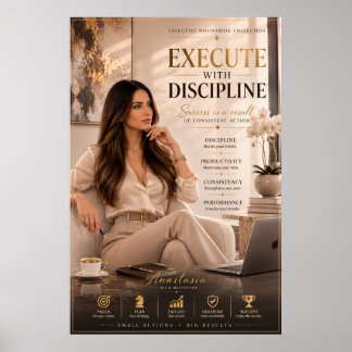 Execute With Discipline – Executive Office Poster