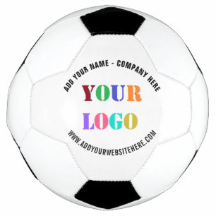 Exemplo de Bola de Futebol com Texto de Logotipo P