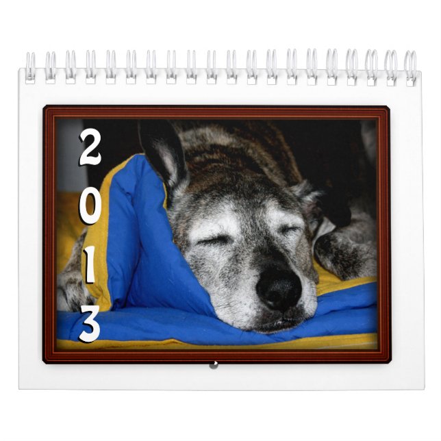 Exemplo de Calendário do Quadro de Fotos (Capa)