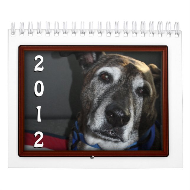 Exemplo de Calendário do Quadro de Fotos (Capa)