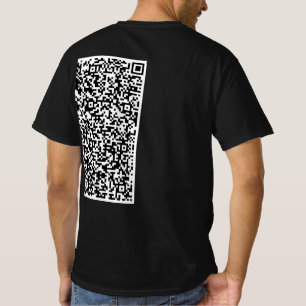 Exemplo de Camisa de Código QR Personalizada