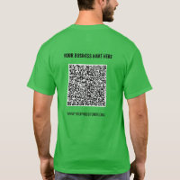 Exemplo de Camiseta com Código QR de Design com Te
