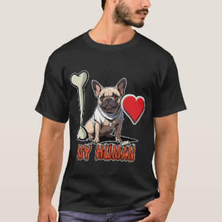 Exemplo de camiseta de um buldogue francês