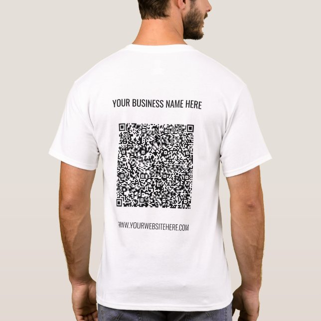 Exemplo de Camiseta Empresarial com Texto Personal (Verso)